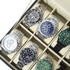 12 Grids Leather Storage Box For Watches
