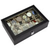 12 Grids Leather Storage Box For Watches