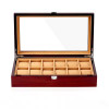 8/10/12 Grid Wooden Watch Organizer