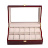 8/10/12 Grid Wooden Watch Organizer