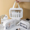 3PCS/SET PVC Waterproof Transparent Cosmetic Bag Wash Bath Storage Bag Travel Multi-function Storage Bag