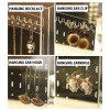 Transparent Jewellery Box With Hanging Storage And Drawers
