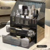 Transparent Dustproof Makeup Organizer Storage Rack