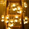 Large Ball LED Curtain String Lights