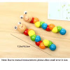 Adorable Wooden Hungry Caterpillar Puppet Toy for Baby – Bright, Educational Fun