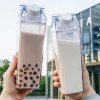 Eco-Friendly Transparent Water Bottle | Reusable Cardboard Milk & Juice Container for Outdoor Adventures