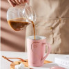 Romantic Ceramic Couple Mug Set - Love Sign Design