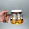 Elegant Heat-Resistant Kawa Teacup with Infuser – 450ML Luxury Glass Tea Cup for Office Use