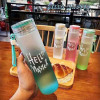 Personalized Frosted Water Bottle by Hello Master