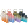 Vibrant 3-Piece Rainbow Water Bottle Set