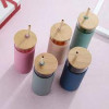Stylish Aesthetic Glass Sipper with Silicone Cover for Premium Hydration