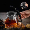 Premium Heat-Resistant Glass Teapot Set with 4 Cups
