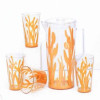 7-Piece Acrylic Water Set Stylish Jug and 6 Glasses