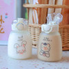 Fun Animal-Themed Kids Cartoon Water Bottle with Straw – Perfect for School!