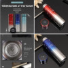 STAR Printed Smart Vacuum Insulated Thermos Water Bottle with LED Temperature Display | 304 Stainless Steel for Hot & Cold Beverages