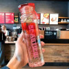Portable Leak-Proof Glass Water Bottle with Strap Pouch Perfect for Outdoor Adventures