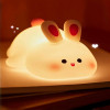 Cute Rabbit Silicone Lamp - Adorable Night Light for Kids
