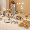 2-Tier Luxury Décor Stand: Elevate Your Home Aesthetics