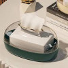 Stylish Wall-Mounted Transparent High Gloss Tissue Box