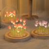 Tulip Dome Light Flower – Romantic LED Glass Dome Decor & Gift