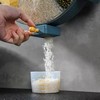 Wall Mounted 360° Revolving 6 Partition Grain Dispenser
