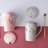 Couple Coffee Mug Pair With Spoon Gift Packing