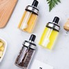 3Pcs Set Glass Sealed Spice Bottle With Spoon