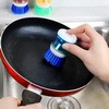 Liquid Soap Dispenser Wash Pot Brush