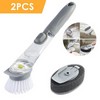 2 in 1 Liquid Soap Dishwashing Brush Scrubber