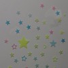 100pc 3D Colorful Wall Star Luminous Glow Sticker