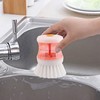 Liquid Soap Dispenser Wash Pot Brush
