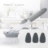 2 in 1 Liquid Soap Dishwashing Brush Scrubber