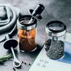 3Pcs Set Glass Sealed Spice Bottle With Spoon