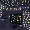 100pc 3D Colorful Wall Star Luminous Glow Sticker