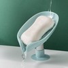 Soap dish with suction base