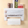 3 In 1 Wall Mounted Kitchen Tissue Roll Holder