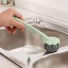 Stainless Steel Wire Ball Brush With Long Handle