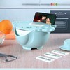 Vegetable Cutter With Drain Basket Kitchen