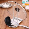 Stainless Steel Lid and Spoon Rest