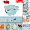 Vegetable Cutter With Drain Basket Kitchen